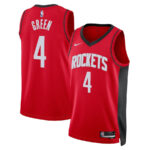 Jalen Green 4 Houston Rockets 2023/24 Icon Edition Swingman Jersey - Red