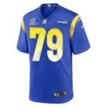 Rob Havenstein 79 Los Angeles Rams 2023 Playoffs Patch Game Men Jersey - Royal
