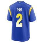 Russ Yeast 2 Los Angeles Rams 2023 Playoffs Patch Game Men Jersey - Royal