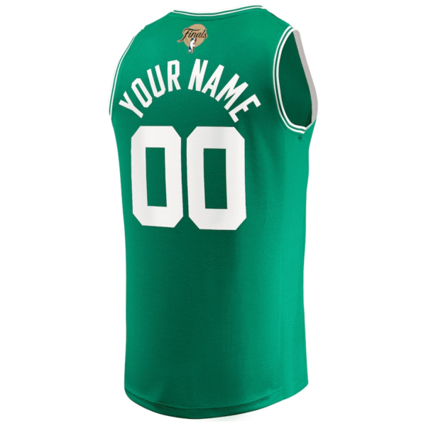 Boston Celtics 2024 NBA Finals Custom Name Fast Break Jersey - Kelly Green - Icon Edition