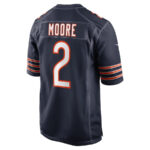 D.J. Moore 2 Signed Chicago Bears Game Men Jersey - Navy