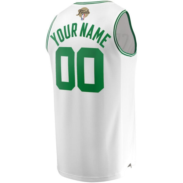Boston Celtics 2024 NBA Finals Custom Fast Break Jersey - White - Association Edition