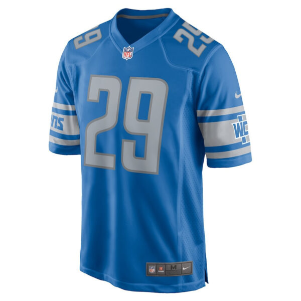 Kindle Vildor 29 Detroit Lions Game Men Jersey - Blue