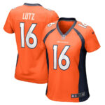 Wil Lutz 16 Denver Broncos Women Game Jersey - Orange