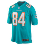 Anthony Schwartz 84 Miami Dolphins Game Men Jersey - Aqua