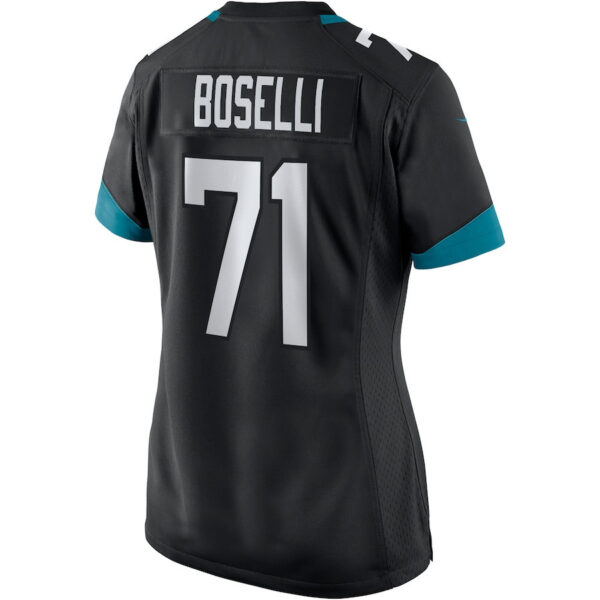 Tony Boselli 71 Jacksonville Jaguars Women Game Retired Jersey - Black