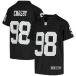 Maxx Crosby 98 Las Vegas Raiders YOUTH Game Jersey - Black