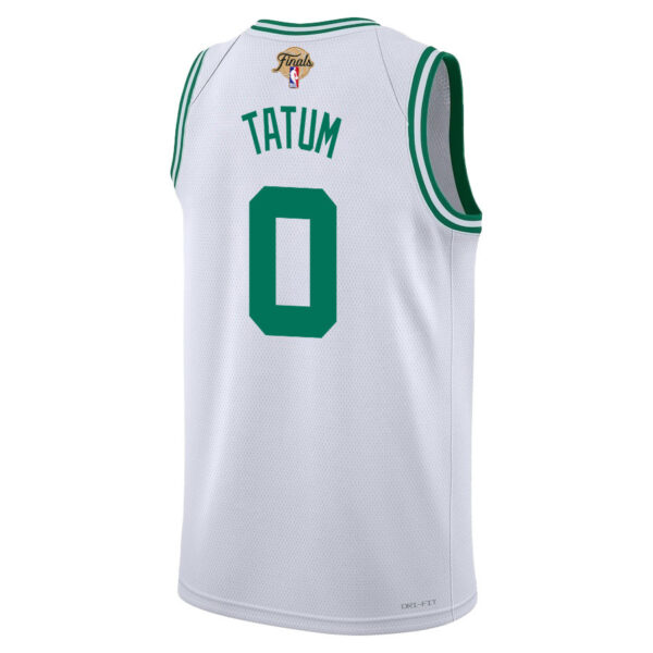 Jayson Tatum 0 Boston Celtics 2024 FINALS PATCH Swingman Jersey - Association Edition - White
