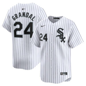 Yasmani Grandal 24 Chicago White Sox Home Limited Player Men Jersey - White