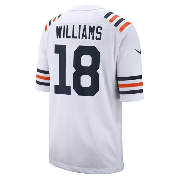 Caleb Williams 18 Chicago Bears 2024 NFL Draft 2nd Alternate Game Jersey - White