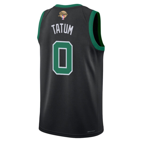Jayson Tatum 0 Boston Celtics 2024 FINALS PATCH Swingman Jersey - Statement Edition - Black