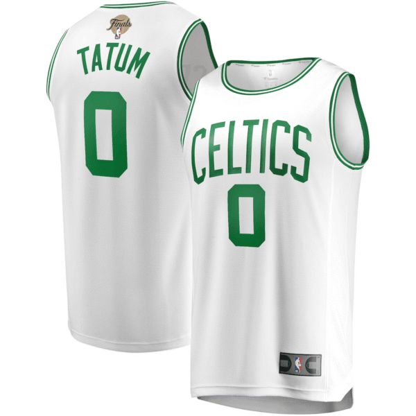 Jayson Tatum 0 Boston Celtics 2024 NBA Finals Fast Break Jersey - Association Edition - White