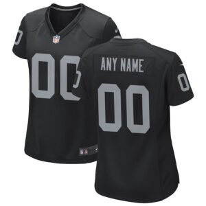 Las Vegas Raiders Women Custom Game Jersey - Black