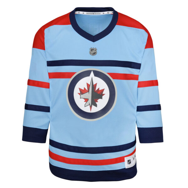 Winnipeg Jets Youth Anniversary Replica Jersey - Light Blue