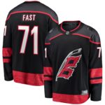 Jesper Fast Carolina Hurricanes Fanatics Home Breakaway Jersey - Black