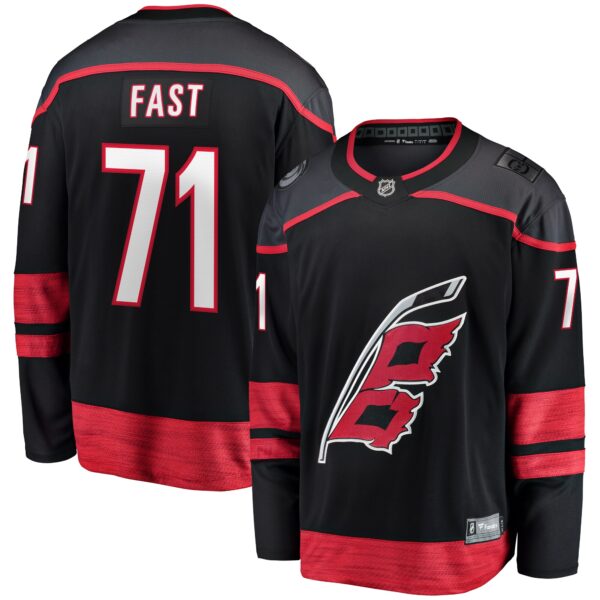 Jesper Fast Carolina Hurricanes Fanatics Home Breakaway Jersey - Black