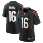 Trenton Irwin 16 Cincinnati Bengals Men Game Jersey - Black
