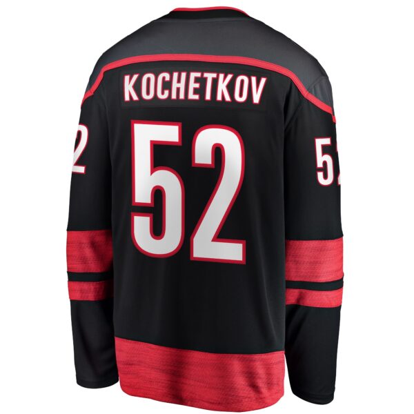 Pyotr Kochetkov Carolina Hurricanes Fanatics Home Premier Breakaway Player Jersey - Black