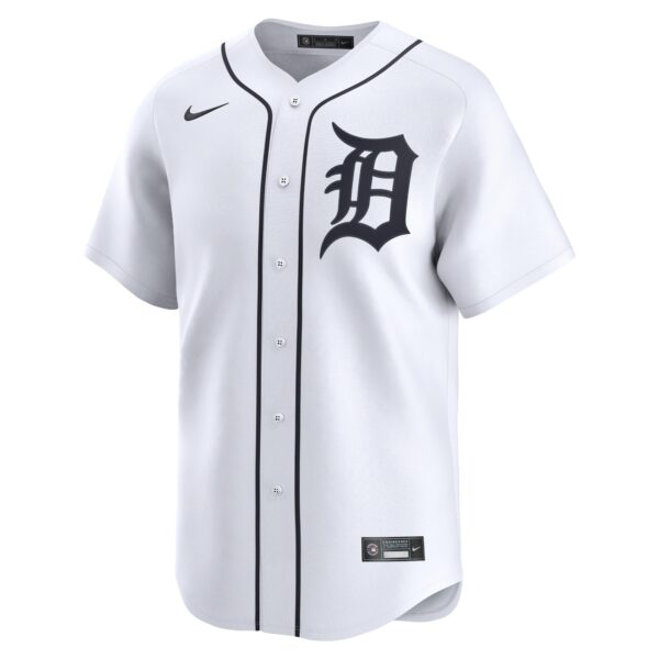 Detroit Tigers  Youth Home Limited Custom Jersey - White