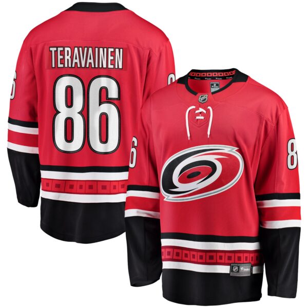 Teuvo Teravainen Carolina Hurricanes Fanatics Alternate Breakaway Player Jersey - Red