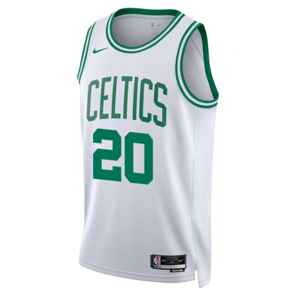 JD Davison 20 Boston Celtics 2024 FINALS PATCH Swingman Jersey - Association Edition - White
