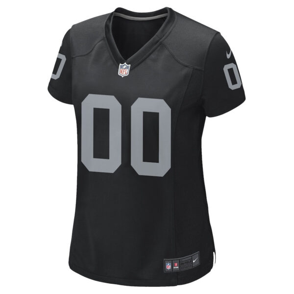 Las Vegas Raiders Women Custom Game Jersey - Black