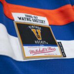 Wayne Gretzky Edmonton Oilers Mitchell & Ness Captain Patch 1986/87 Blue Line Player Jersey - Royal