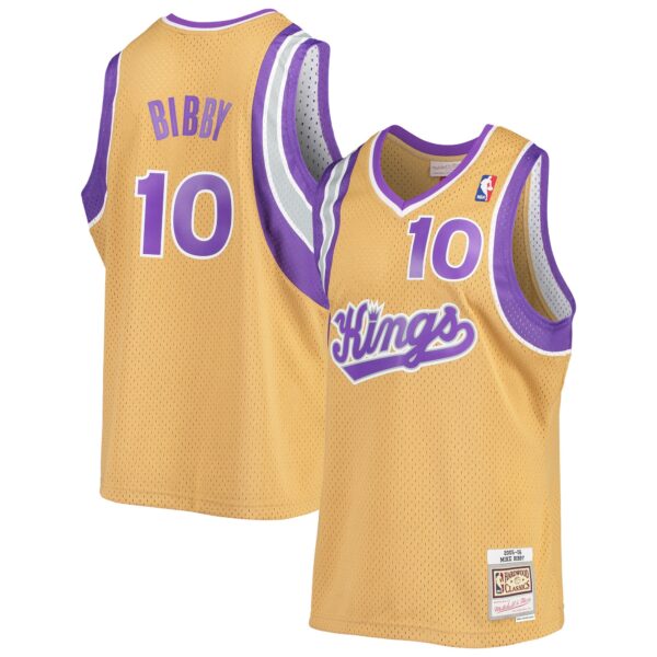 Mike Bibby Sacramento Kings Mitchell & Ness 2005/06 Hardwood Classics Swingman Jersey - Gold