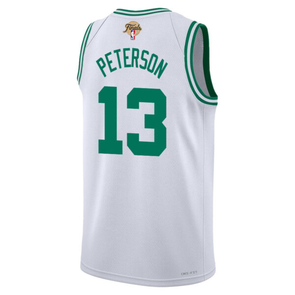 Drew Peterson 13 Boston Celtics 2024 FINALS PATCH Swingman Jersey - Association Edition - White