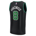 Kristaps Porzingis Boston Celtics Fanatics Youth Fast Break Player Jersey - Statement Edition - Black