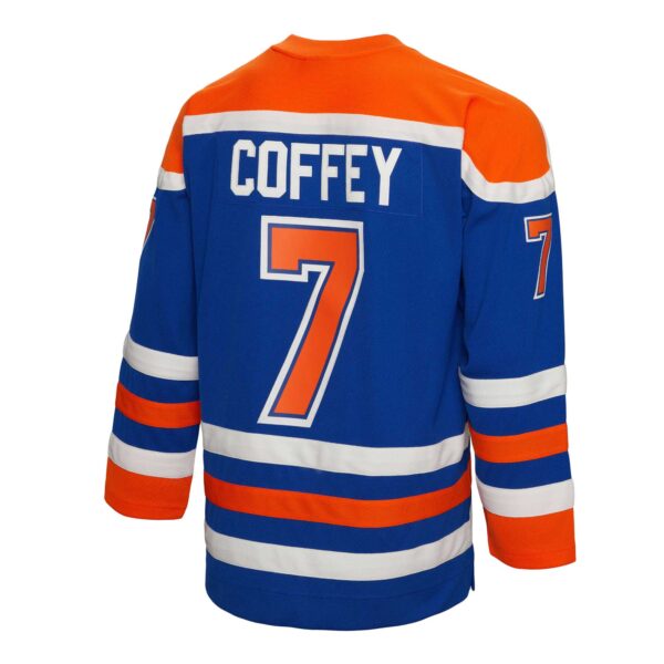 Paul Coffey Edmonton Oilers Mitchell & Ness  1986/87 Blue Line Player Jersey - Royal