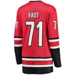 Jesper Fast Carolina Hurricanes Fanatics Women's Alternate Breakaway Jersey - Red
