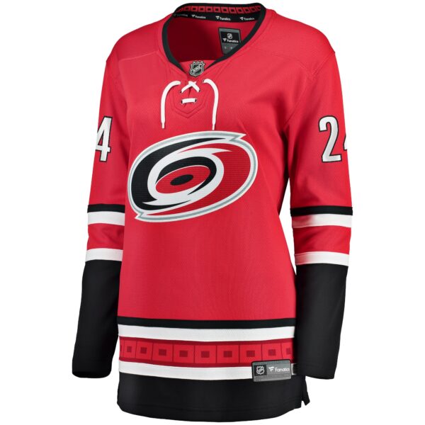 Seth Jarvis Carolina Hurricanes Fanatics Women's Alternate Breakaway Player Jersey - Red