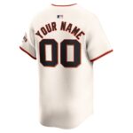 San Francisco Giants  Home Limited Custom Jersey - Cream