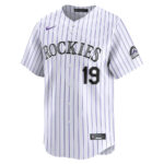 Charlie Blackmon 19 Colorado Rockies Home Limited Player YOUTH Jersey - White