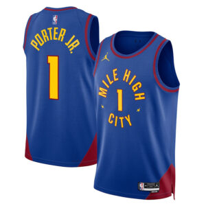 Michael Porter Jr. 1 Denver Nuggets Unisex Swingman Jersey - Statement Edition - Royal
