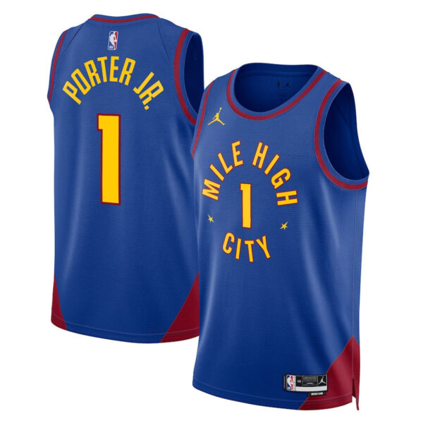 Michael Porter Jr. 1 Denver Nuggets Unisex Swingman Jersey - Statement Edition - Royal