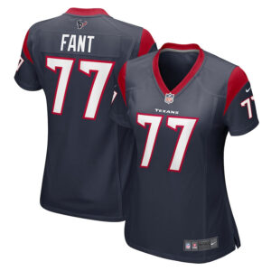 George Fant 77 Houston Texans Women Game Jersey - Navy