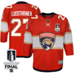 Eetu Luostarinen 27 Florida Panthers 2024 STANLEY CUP Final Youth Home Breakaway Jersey - Red