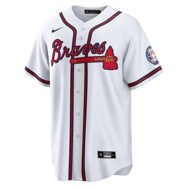 Fred McGriff 27 Atlanta Braves 2023 Hall of Fame Patch Inline Men Jersey - White