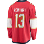 Sam Reinhart 13 Florida Panthers 2024 Stanley Cup Final Home Breakaway Player Jersey - Red