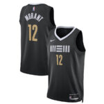 Ja Morant 12 Memphis Grizzlies 2023/24 Swingman Jersey - City Edition - Unisex Black