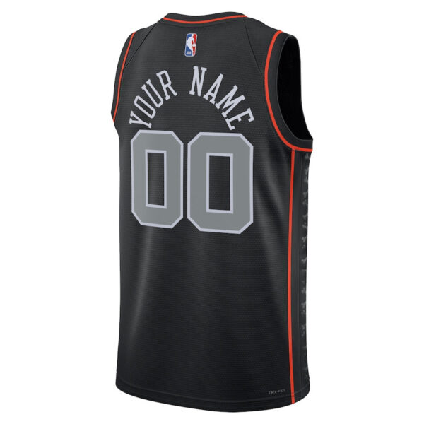 Detroit Pistons 2023/24 Swingman Jersey Customized - City Edition - Black