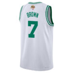 Jaylen Brown 7 Boston Celtics 2024 FINALS PATCH Swingman Jersey - Association Edition - White