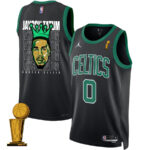 Jayson Tatum 0 Boston Celtics 2024 The King Of Champions Swingman Jersey - Finals Champions Patch