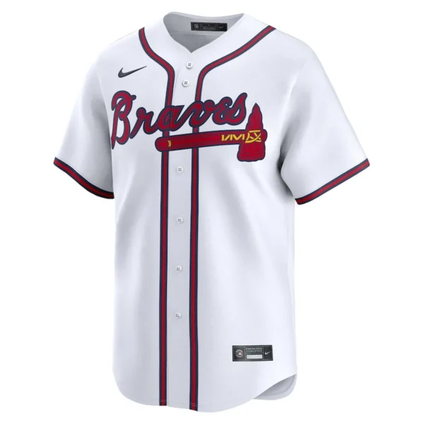 Max Fried 54 Atlanta Braves Home Limited Player Men Jersey - White