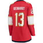 Sam Reinhart 13 Florida Panthers 2024 Stanley Cup Final Home Breakaway Player Jersey - Red, Women