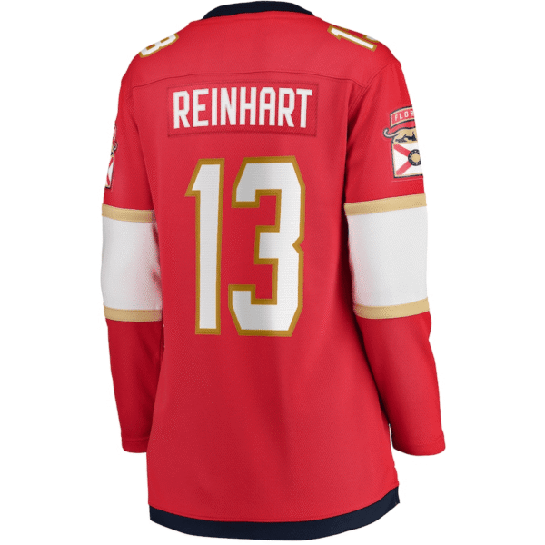 Sam Reinhart 13 Florida Panthers 2024 Stanley Cup Final Home Breakaway Player Jersey - Red, Women