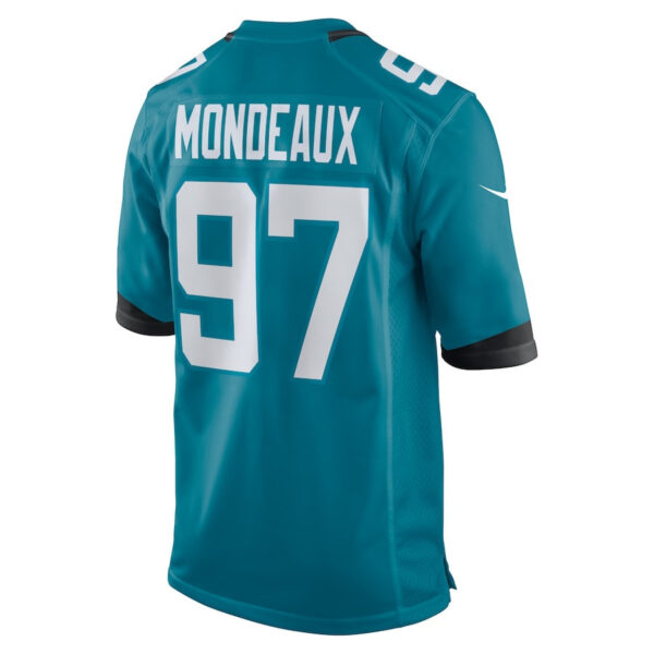 Henry Mondeaux 97 Jacksonville Jaguars Game Men Jersey - Teal