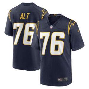 Joe Alt Los Angeles Chargers 2024 First Round Pick Player Game Jersey - Navy